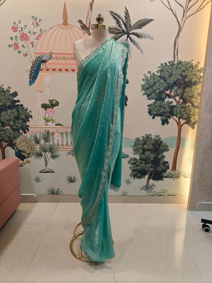 Ornate Glow Chiffon Saree