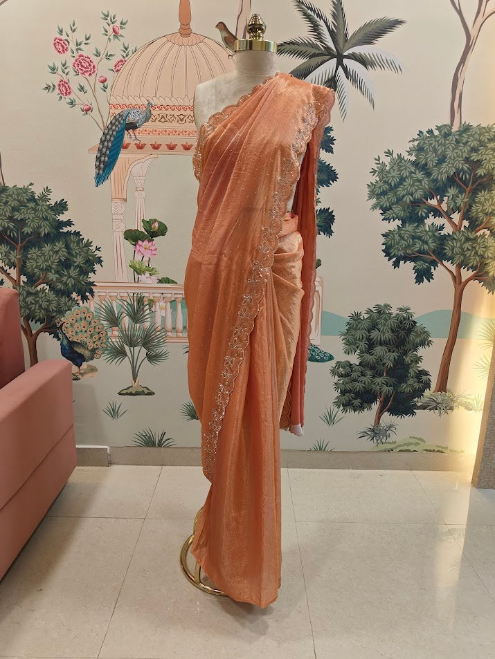 Ornate Glow Chiffon Saree