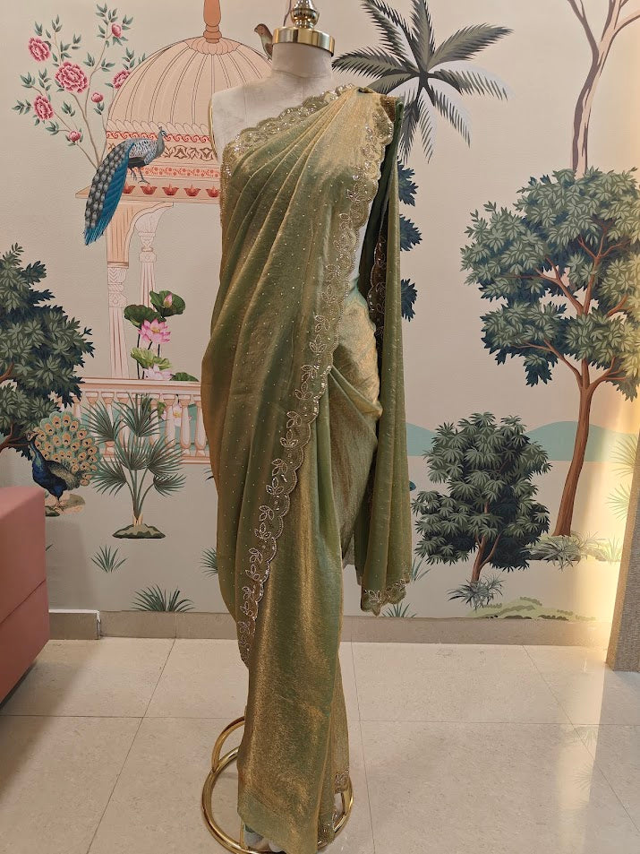 Ornate Glow Chiffon Saree