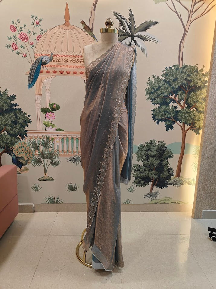 Ornate Glow Chiffon Saree