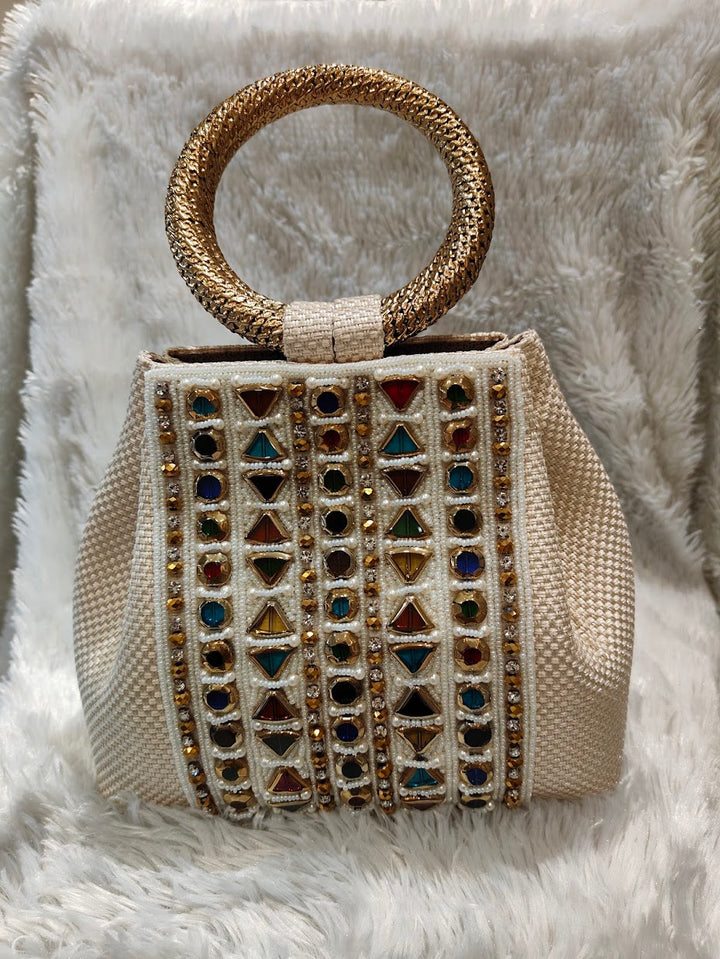 Ivory Regal Handbag
