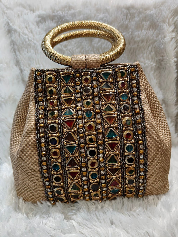 Golden Mosaic Handbag