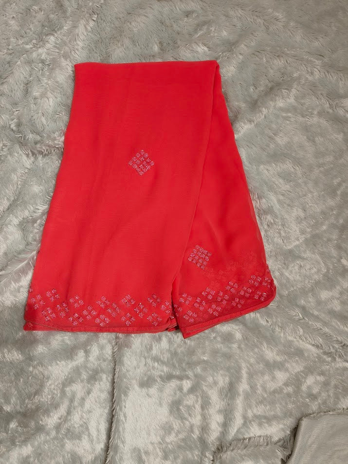 Embroidered Fancy Saree