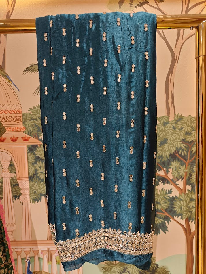 Sequin Embroidered Fancy Saree