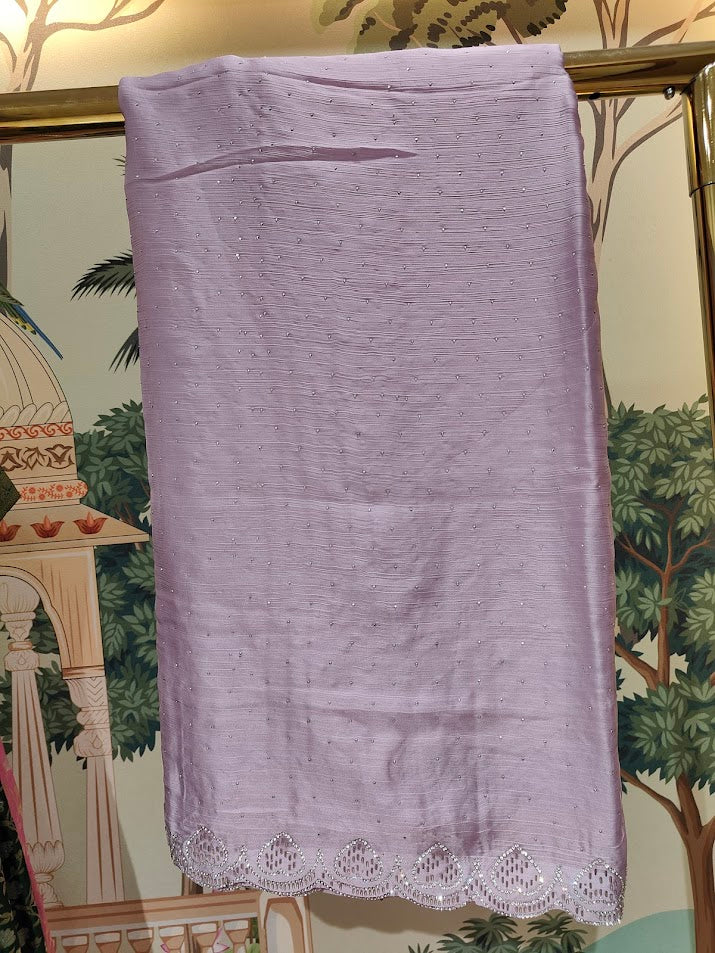 Ethereal Charm Chiffon Saree