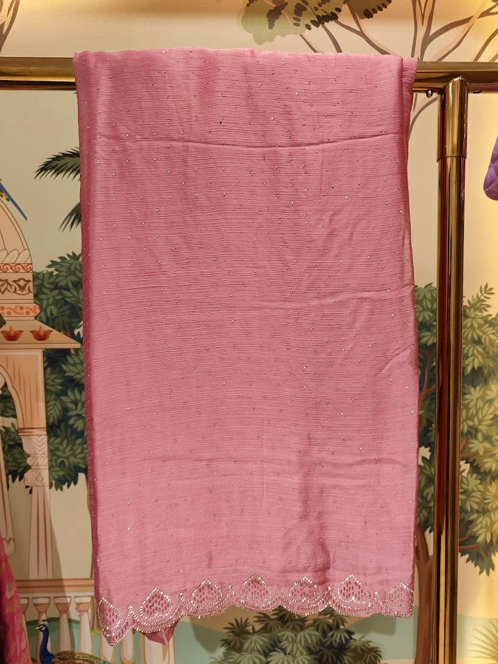 Ethereal Charm Chiffon Saree