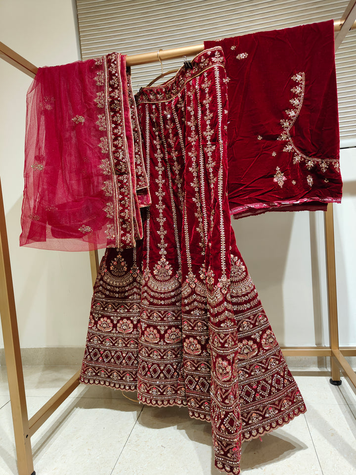 Classic Maroon Velvet