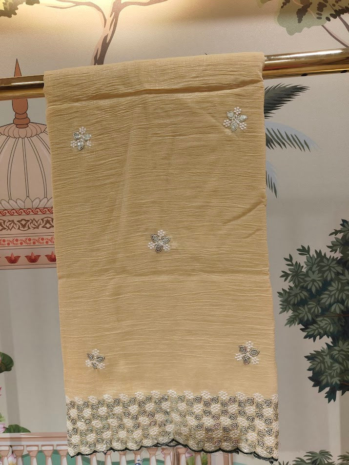 Soft organza fancy sarees