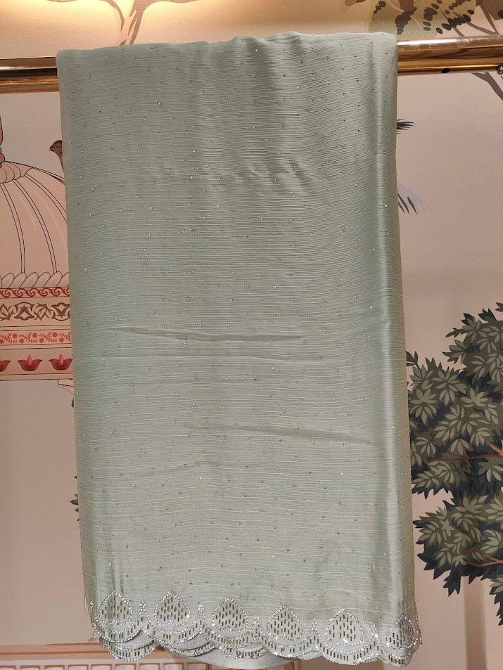 Ethereal Charm Chiffon Saree